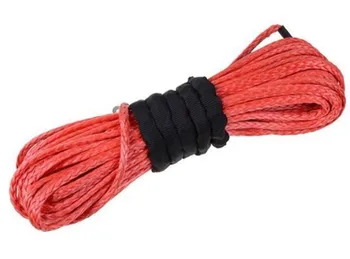 

6500lbm 15m*6mm Emergency Safety Towing Ropes Cable Wire Winch Rope String Line Cable with Sheath Orange Synthetic Towing Rope