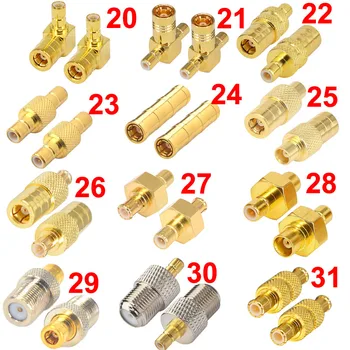

1 Piece SMA / RP-SMA to MMCX / SMB / MCX / SMC Male Plug & Female jack RF Coaxial connector Straight