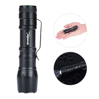 

Zoomable Mini Flashlight XPE LED Torch Lamp Penlight AA/14500 3 Modes Outdoor Accessories