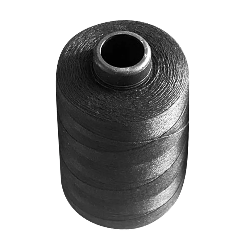 1 Roll Professional Thick Weaving Threads for Making Wig, Sewing Hair Weft, Hair Weave or Extensions ( Black )