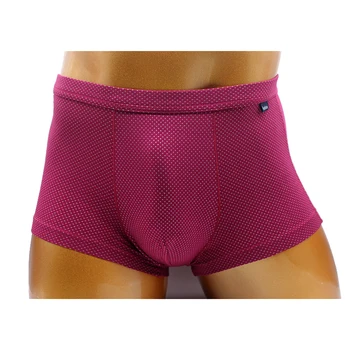 

Men's Underwear Boxers Solid Color Breathable And Comfortable Antibacterial Crotch Fabric Three Color Optional