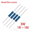 20pcs 3W Metal film resistor 1% 1R ~ 1M 1R 4.7R 10R 22R 33R 47R 1K 4.7K 10K 100K 1 4.7 10 22 33 47 4K7 ohm resistance ► Photo 1/2