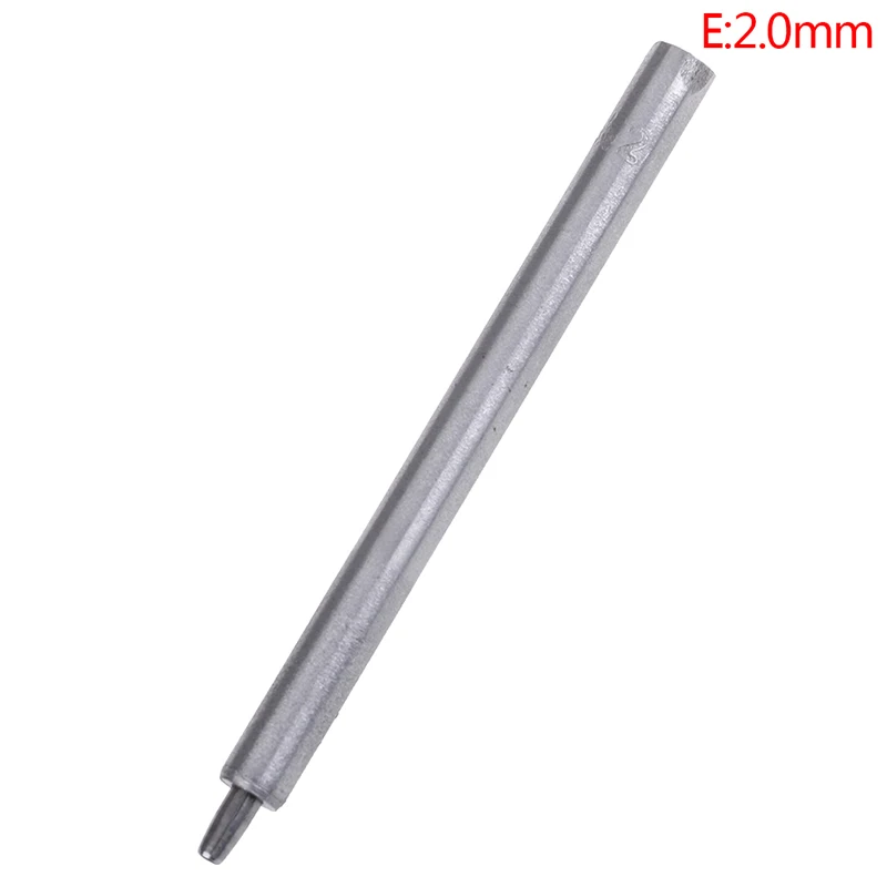 2.0mm DIY ручной работы ремень для пробивки отверстий в коже Дырокол полый сверлильный инструмент кожаный ручной работы Дырокол Набор кожаный инструмент 0,8 мм-2,5 мм - Цвет: 2.0mm
