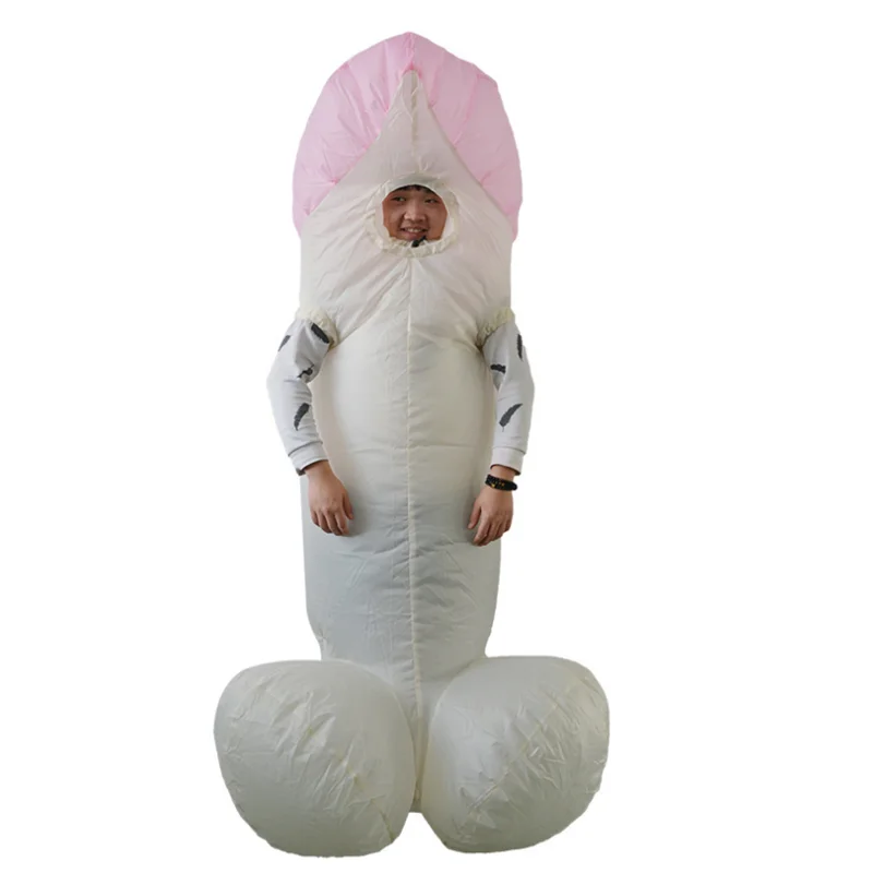 Gonflable pénis WILLY Costume Blow Up Fancy Party JumpsuitSuit