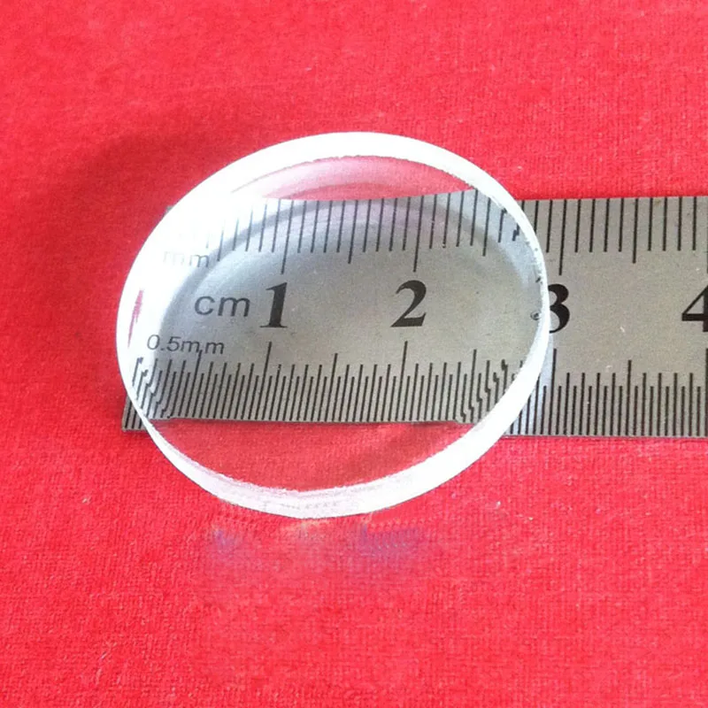 30mm Dia Optical Glass Focal Length 75mm Optics Double Concave Lens