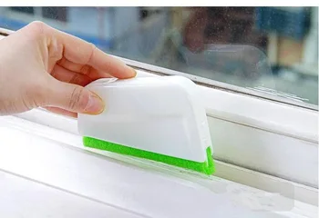 

1PC Window Groove Cleaning Brush Nook Cranny Window Cleaner Bathroom Kitchen Floor Gap Household cleaning tool device XB 143