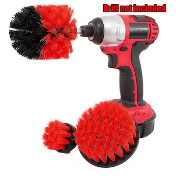

Tiles Brush Showers Equipment 3pcs Rotary Bathroom Tool Accessory Floors
