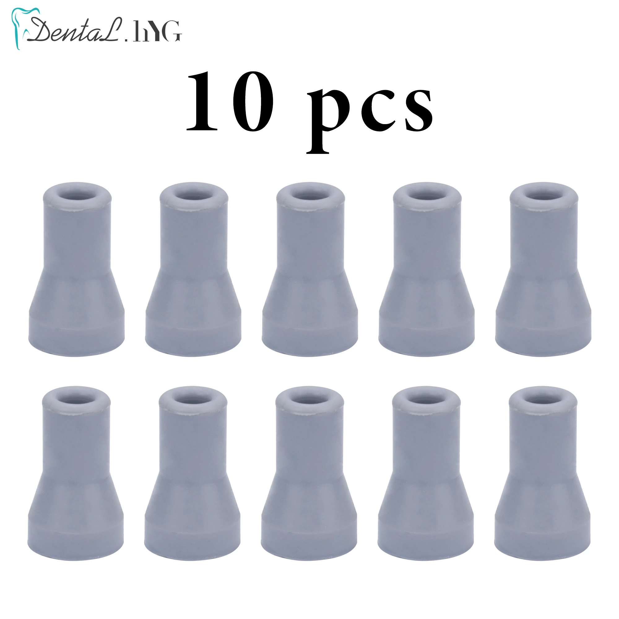10pcs Dental Saliva Ejector Rubber Snap Tip Adapter 6mm 11mm Weak