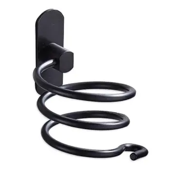 

2020 New Spiral Wall Mounted Hair Dryer Storage Organizer Rack Holder Hanger Drier Organize Using In Bathroom Salon X9X08024