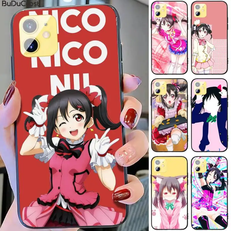 Diseny ove live Nico Yazawa Phone Case For iphone 11 12 Mini Pro Max X XS MAX 6 6s 7 8 Plus 5 5S 5SE XR SE2020 | Мобильные телефоны