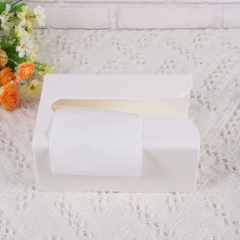 

1pc Roll Paper Box Wall-mounted ABS Large Capacity Tissue Container Tissue Holder Tissue Box for Kitchen