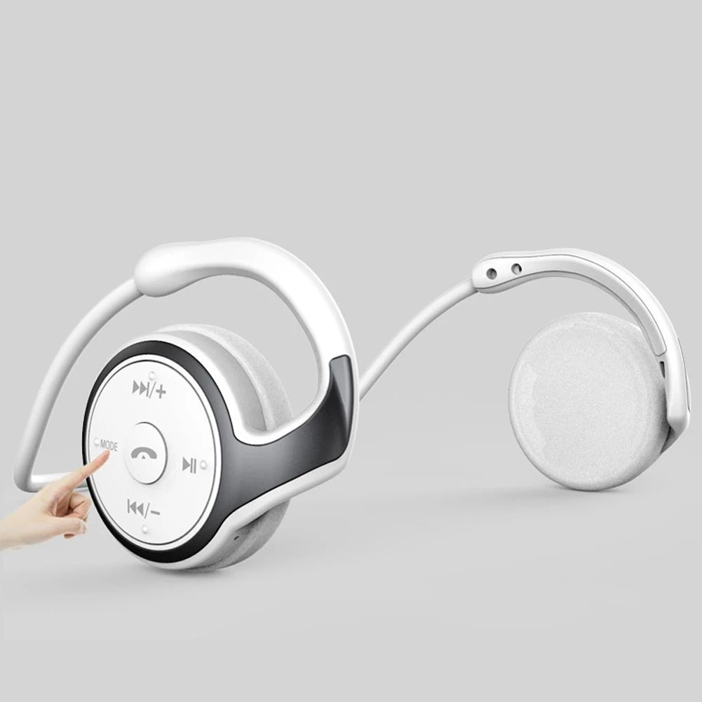 Bluetooth-гарнитура, водонепроницаемые мини стерео наушники с микрофоном, беспроводные наушники для бега, Висячие на шее, голосовое ожерелье, Mp3 музыкальный плеер, fm-радио