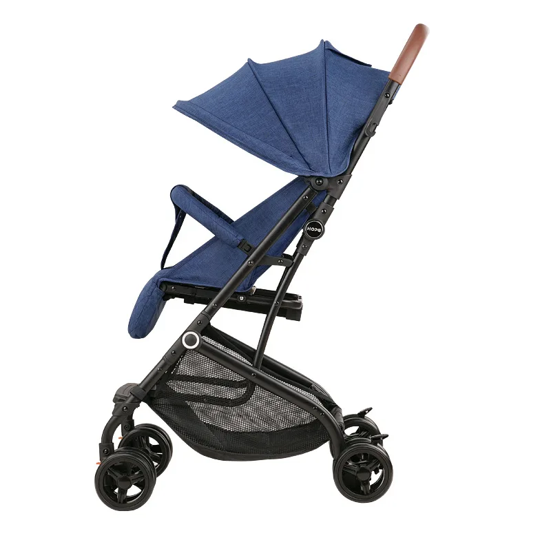 LazyChild Folding Portable Sit And Lie Children's Trolley Baby Stroller Reclining Seat Four Wheels Stroller baby stroller