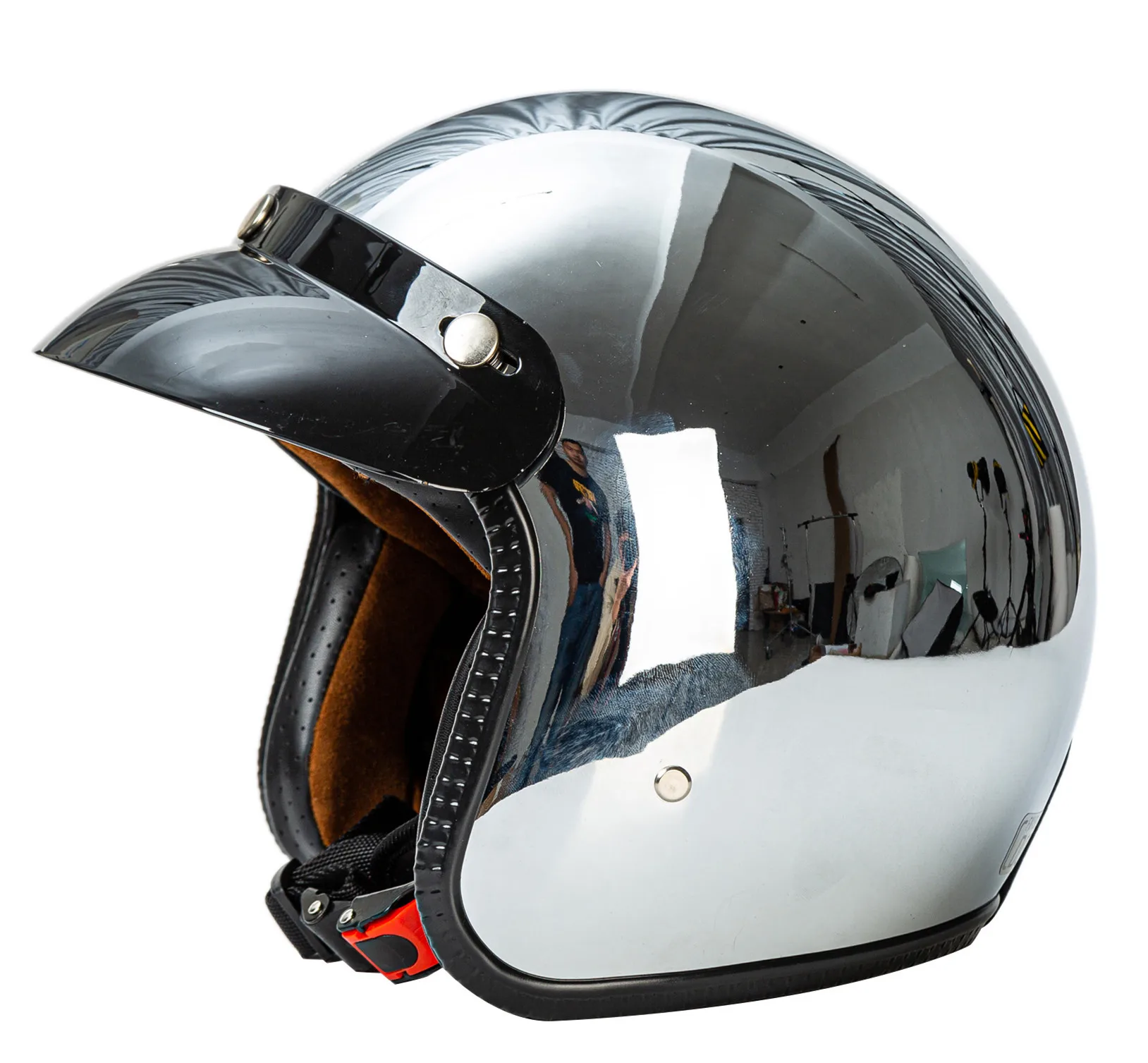 chrome motorcycle helmet dot Mayhem German Style by Micro from MicroDOT Helmet Co take a tape measure just above your eyebrow around your head just at the top of your ears Daytona Eagle Hawk German Chrome