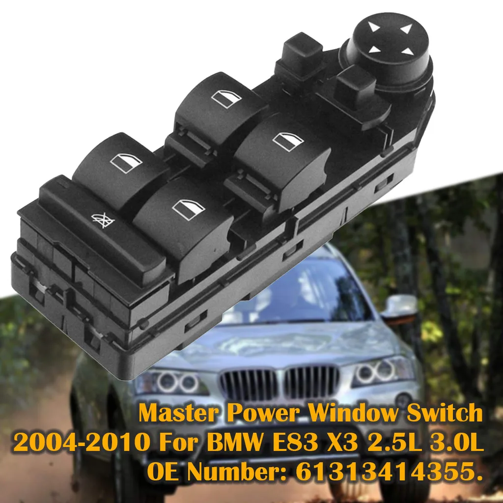 Подходит для Bmw E83 X3 2004-2010 Стеклоподъемник электрический переключатель управления Oe номер 61313414355 главный переключатель стеклоподъемника# P15