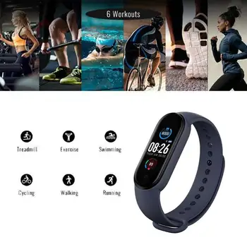 

New M5 Smart Watch Men Women Bluetooth Watch Fitness Sport Tracker Call Smartwatch Play Music Bracelet For Phone Android