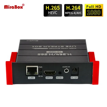 

IP Streaming Encoder HDMI to IP Live Streaming H.264 Encoder 1080P RTMP Encoder HDMI Encoder for YouTube Facebook Twitch