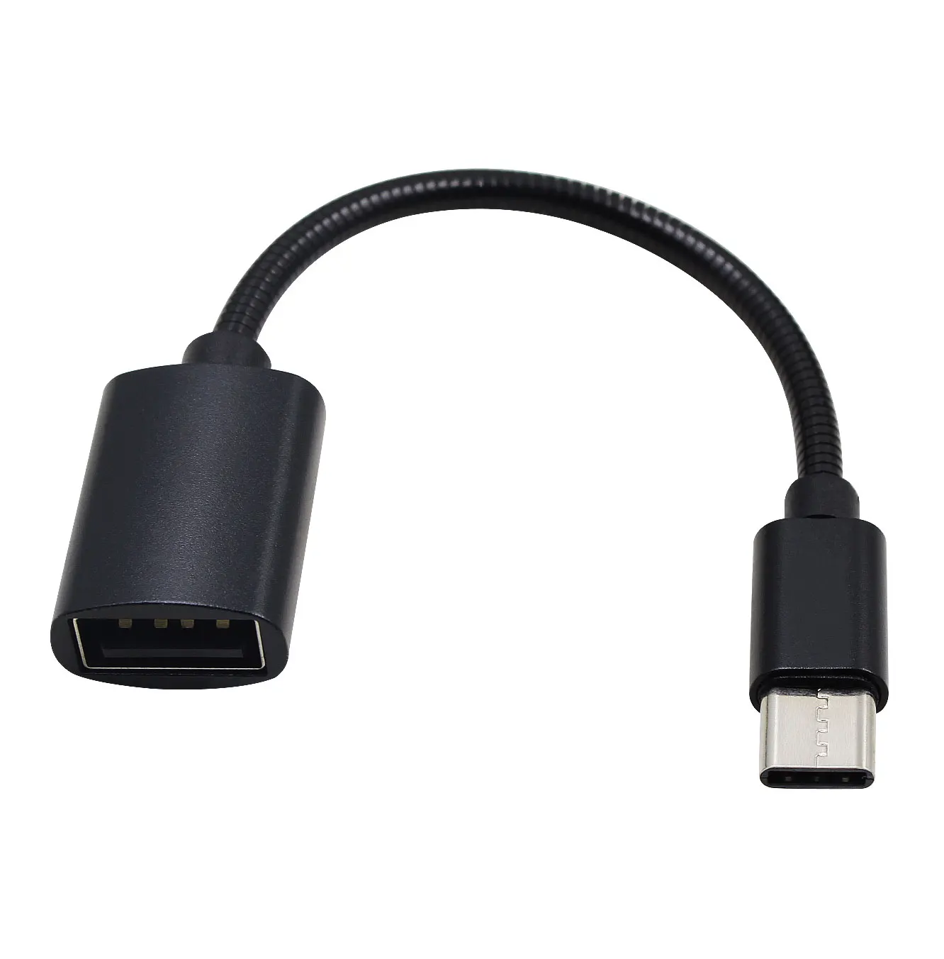 50 шт. металлический USB C 3,1 type C Мужской к USB Женский OTG Кабель-адаптер для синхронизации данных