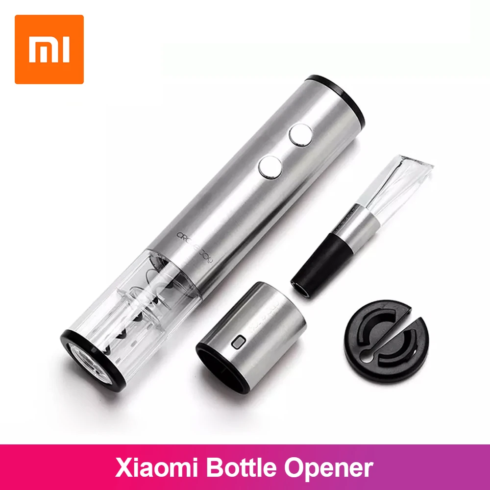 Xiaomi Новый Cirkel Vreugde Elektrische babybett Flesopener и т. д. вы можете использовать мини Wijn единый графин Beluchter Kurkentrekker Foliesnijder
