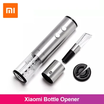 

Xiaomi Nieuwe Cirkel Vreugde Elektrische Flesopener Rvs Mini Wijn Stop Wijn Decanter Beluchter Kurkentrekker Foliesnijder Kurk