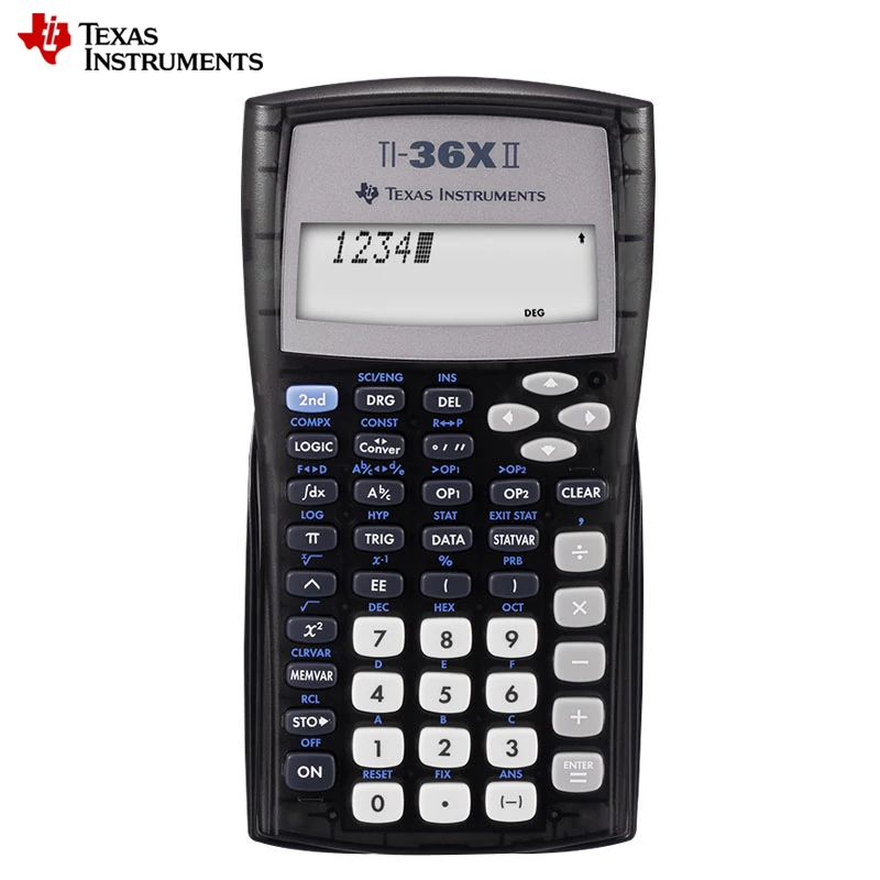 Texas Instruments TI-36X II Студенческая Научная функция калькулятор двухстрочный дисплей