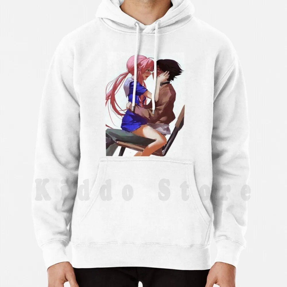 Mirai Nikki Felpa Con Cappuccio Manica Lunga Mirai Nikki Anime Manga Future Gasai Yuno Yoshitaka Amano Yukiteru Uryuu