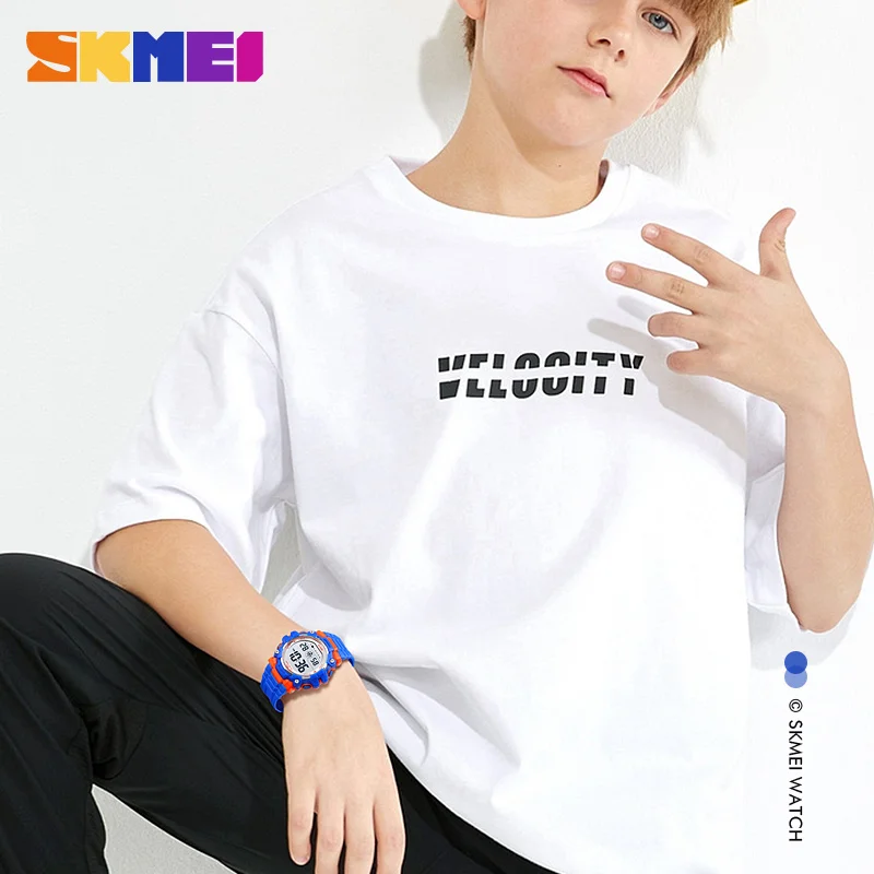 SKMEI Kids Watches Casual Child Boys Girls Stopwatch Led Clock Watch Waterproof Electronic Sports Wristwatches For Children 1616
