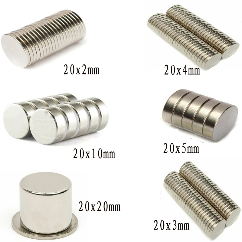 1-10 шт., неодимовые магниты NdFeB, 20x20x20x20x20x10 20x20 мм