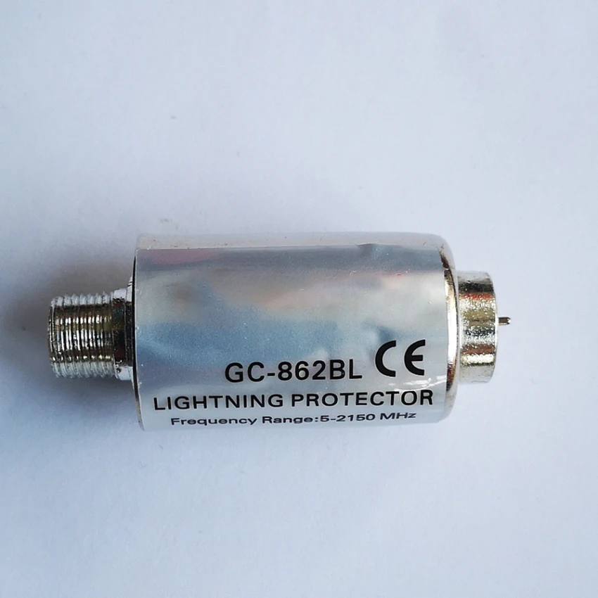 Coaxial Surge Lightning Protector for Cable TV Surge Lightning Protector for Coaxial TV Antenna and Satellite In-line 5-2150MHz