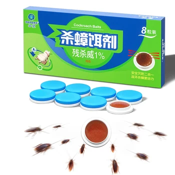 

8PCS New Cockroaches Trap Cockroach Killer Bait Repeller Killing Trap Pest Control Power Kitchen Effective Cockroach Killing