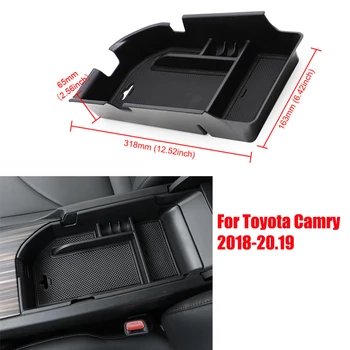 

For Toyota Camry 2018 2019 Central Storage Pallet Armrest Container Box Cover Central Storage Box Fit Left-hand Drive only