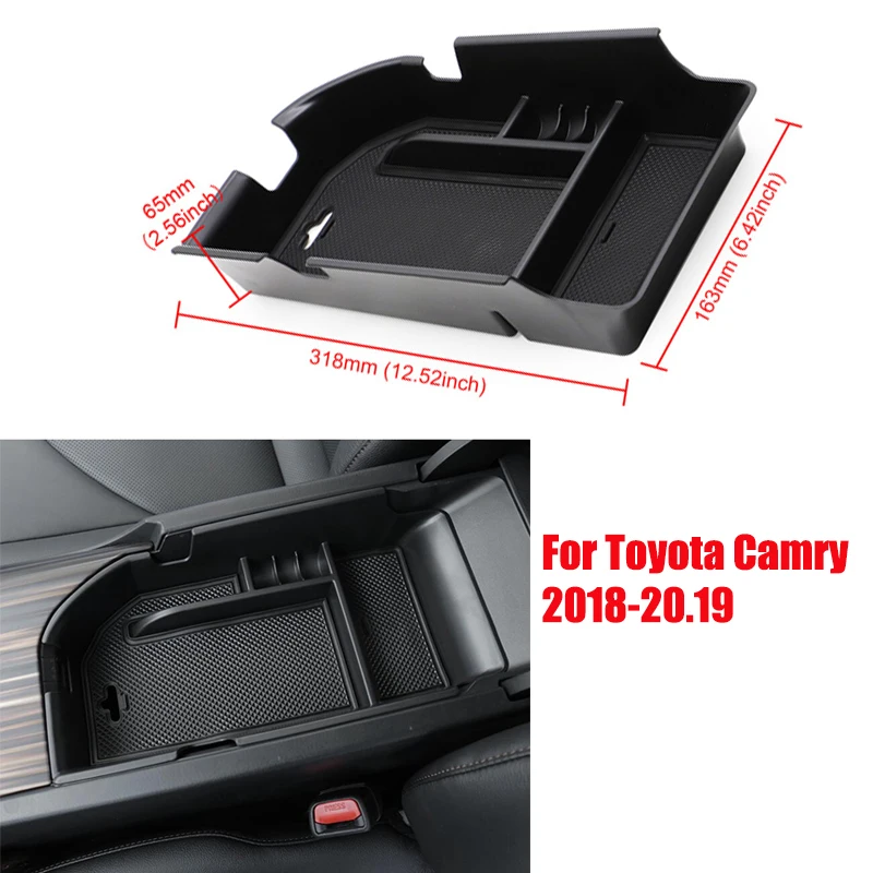 Для Toyota Camry 2018 2019 центральный ящик для хранения паллет подлокотник контейнер