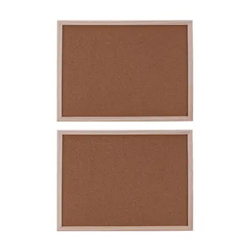 

2 Pcs Creative Rectangle Layout Decor Party Ornament Bulletin Board Memo Board Notice Pin Board