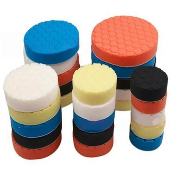 

5Pcs/Set 6 inch 150mm Round Flat Sponge Buff Buffing Pad Car Polisher for Industrial Products Polishing