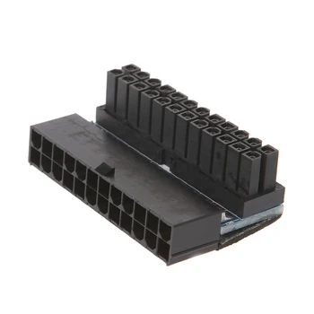 

ATX 24Pin Female to 24pin Male Right Angle Adapter For Desktop PC Power Supply