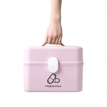 

Cabinet Home Large Capacity Box Portable Storage Box First Aid Box