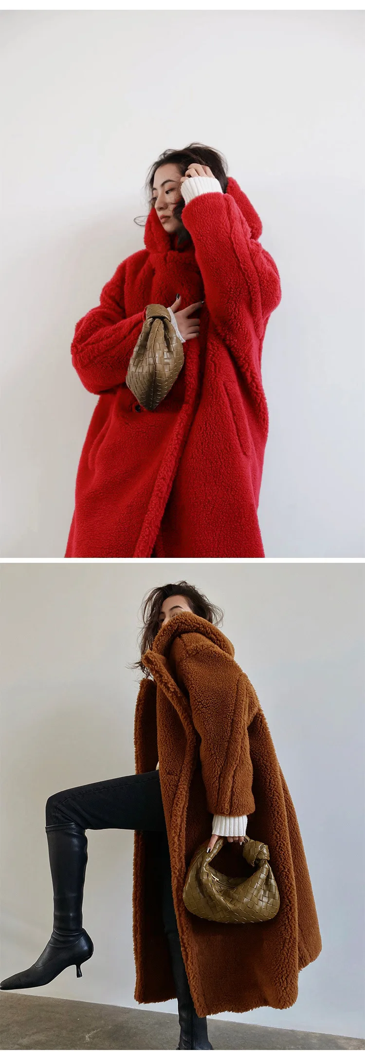 casacos de pele, roupas femininas, inverno, 2023