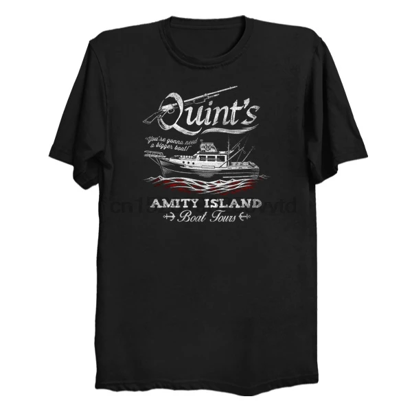 Мужская футболка Quint's Boat Tours wo тройники топ|Футболки| |