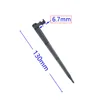 Garden Hose Holder 4/7 3/5 Bracket 1/8 1/4 Inch Drip Irrigation Hose "C" Shape Fixed Stems Water Pipe Adapter 20 Pcs 2