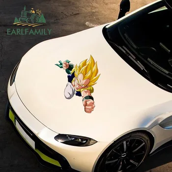 

EARLFAMILY 43cm for Dragon Ball Anime Car Stickers and Decals Vinyl Car Wrap Suitable for JDM ATV Occlusion Scratch Sticker
