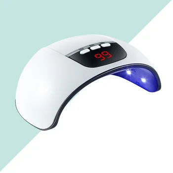 

1 Pc Nail Lamp Professionally Durable Energy Efficient Upscale LED Display 3 Timer Setting UV LED Lamp for Salon Nail Art