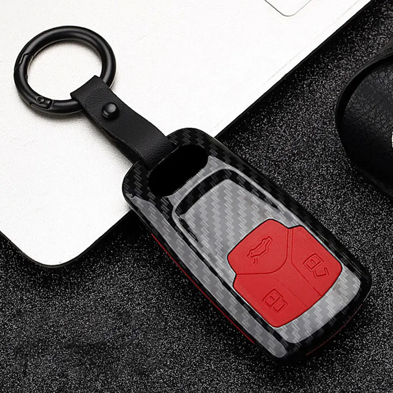 SKU图片-New-ABS-plastic-silicone-Car-Key-Case-Cover-For-Audi-A4-A4L-8-S-2017-2016 (4)