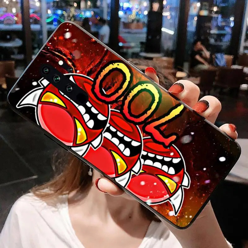 HOTCASHOP hot game Geometry Dash Phone Case for Redmi 9A 8A 7 6 6A Note 9 8 8T Pro Max Redmi 9 K20 K30 Pro 