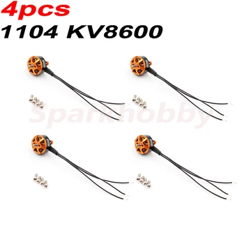 

4PCS Brand New 1104 8600KV 2-3S Brushless Motor Thread CW For RC Airplane FPV Helicopter Racing Drones Accesorios parts