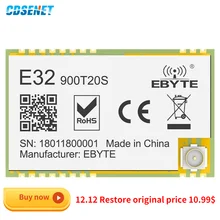 

SX1276 UART LoRa Wireless Module 868/915MHz E32-900T20S Long Communication Range 20dBm 5.5Km Transparent Transmission Mode IoT