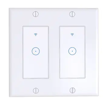 

1/2/3 Gang Smart Home WiFi Touch Light Wall Switch Panel For Alexa / Google APP