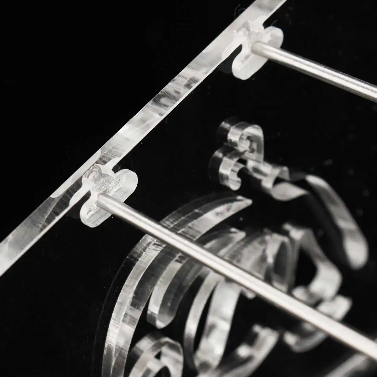 Акриловая подставка-витрина шармы браслет из бисера ювелирные изделия браслет часы Браслет Дисплей держатель стенд 2 способа женские настольные часы шоу