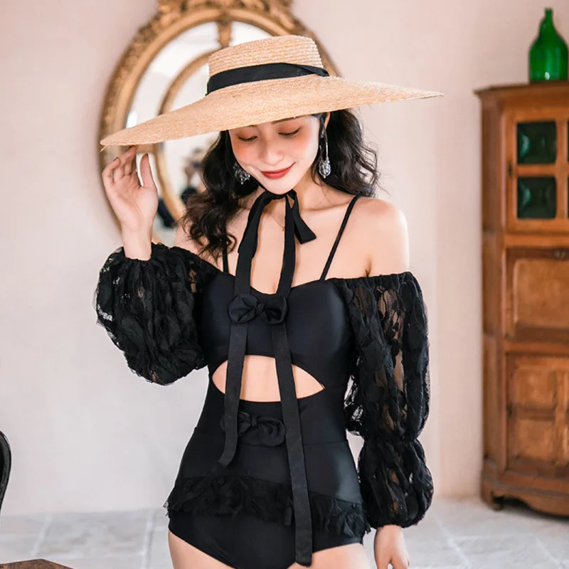 

Swiming Suit Women One Piece Swimwear 2019 Women's Beach Outings 2018 Woman Swimsuit Bikini One-Piece Web Korea Ins Bathing