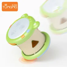 Игрушечный музыкальный инструмент для маленьких детей ручной барабан для детей ПЭТ барабанные музыкальные инструменты Детские игрушки 6-12 месяцев Музыкальные Игрушки для маленьких детей