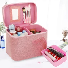 Oswego Make Up Case портативная Косметичка женская коробка для хранения для ухода за кожей Водонепроницаемая дорожная косметичка большой вместительности чехол Новинка